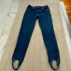 Levi’s stirrup denim legging